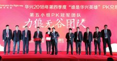 華興2018年第四季度“誰(shuí)是華興英雄”P(pán)K兌現大會(huì )
